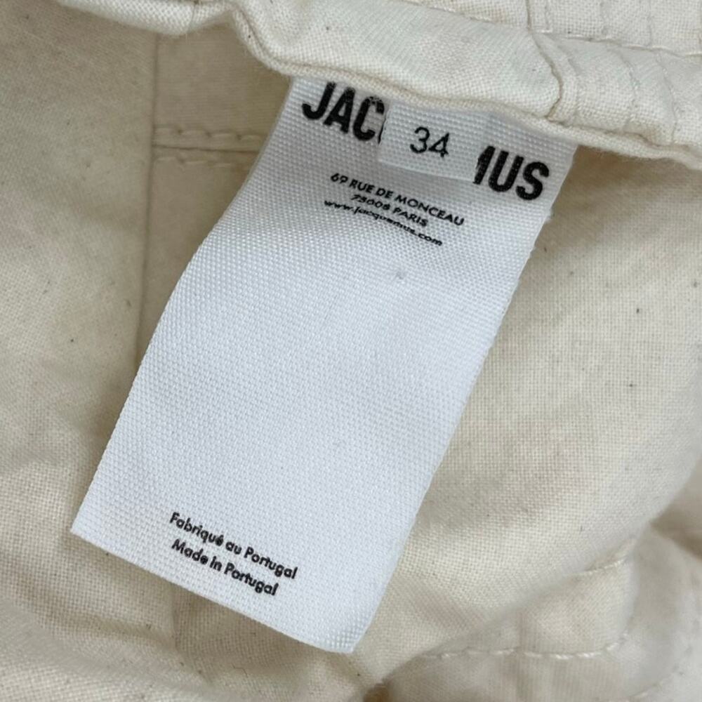 Jacquemus | La Brassiere Artichaut Ruffled Bralette in Canvas Crop Top 34 XS - Picture 15 of 16